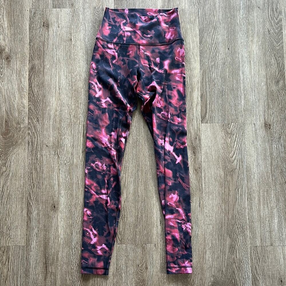 Lululemon Align High Rise 28" Pant Leggings Intensity Pink Blossom Multi 4